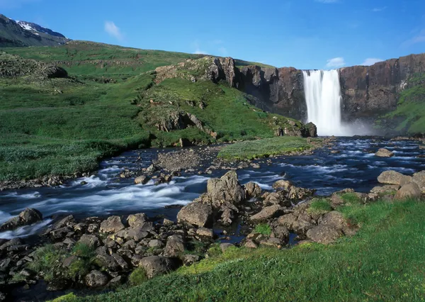 Iceland waterfall — Stock Photo, Image