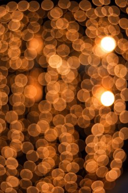 ABSTRACT ORANGE BOKEH BACKGROUND clipart