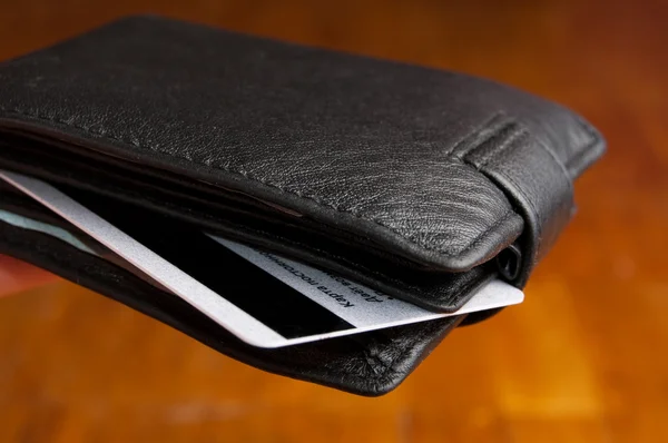 stock image Leather wallet