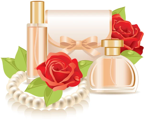 Kozmetika (parfüm) Jogdíjmentes Stock Illusztrációk