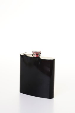 Hip beyaz zemin üzerine izole flask