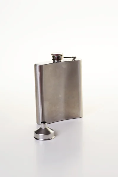 Stock image Hip flask isolated on white background