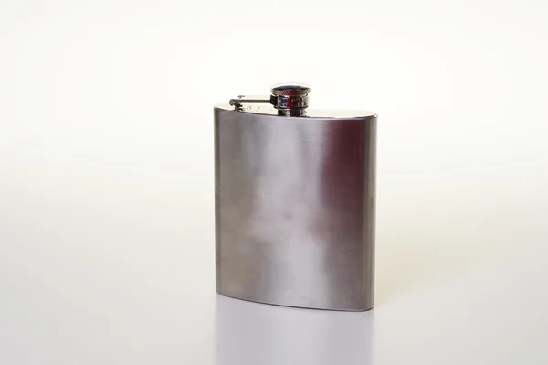 stock image Hip flask isolated on white background