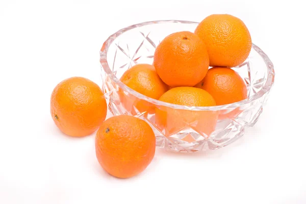 Tangerines in a bowl — Stock Photo, Image