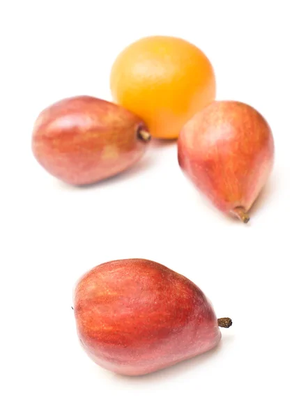 Pears and grapefruits — Stock Photo, Image