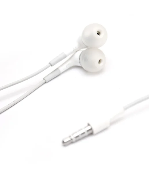 stock image White earphones isolated