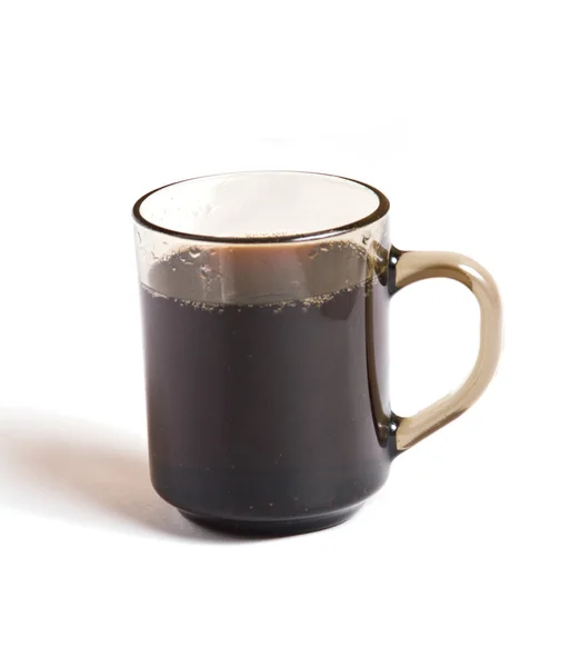 Zwarte koffie in cup — Stockfoto