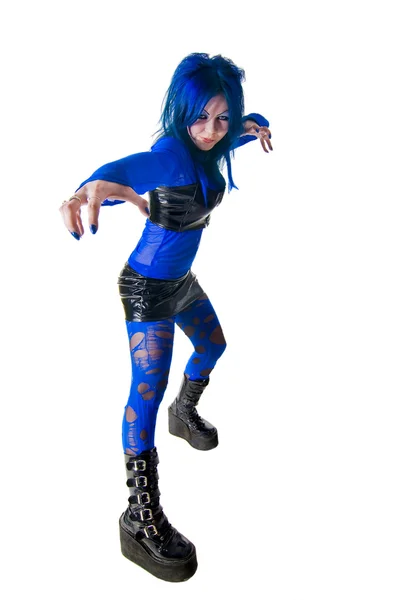 Cyber Goth girl — Stock Photo, Image