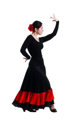 Flamenco dancer girl clipart