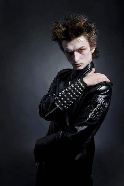 Vampire Goth Fashion Young Teen Male Stock Photo 96693238