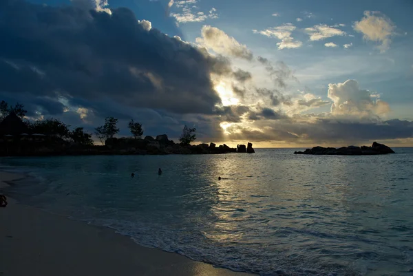 Seychelles Sunset — Stock Photo, Image