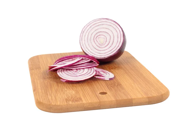Chop onion and half of onion — Stock Photo, Image