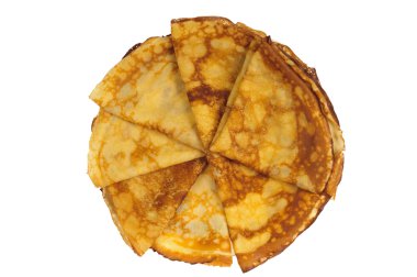 Pancakes on a plate. clipart