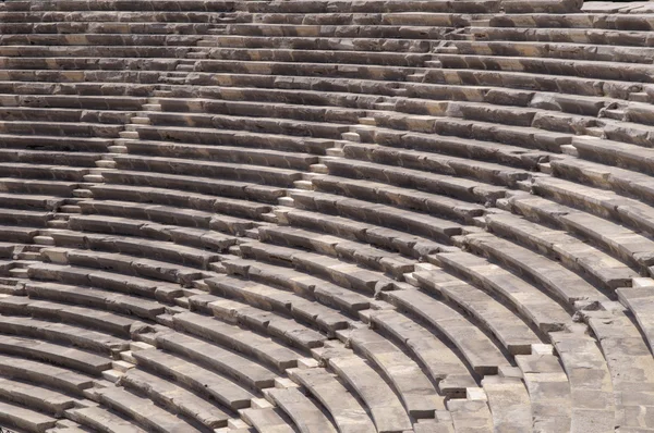 stock image The ruins of the ancient amphitheater. Turkey, Side