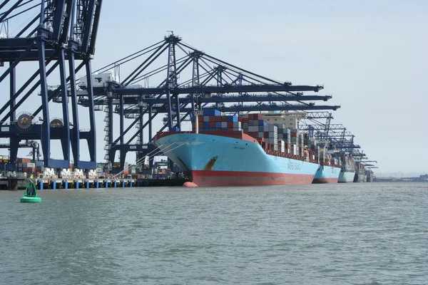 Felixstowe, Container Port, UK Стоковое Изображение