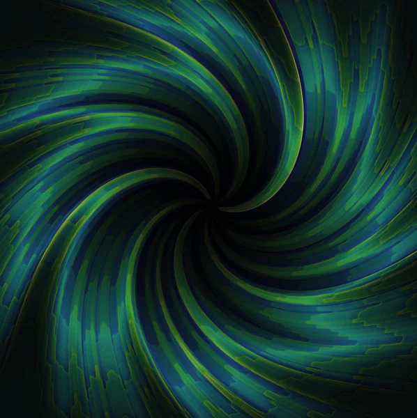 Blue-green spiral wallpaper — Stock Photo, Image