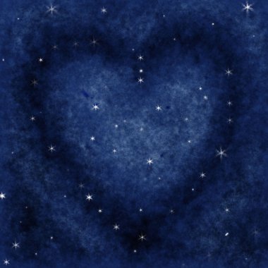 Heart from galaxy clipart