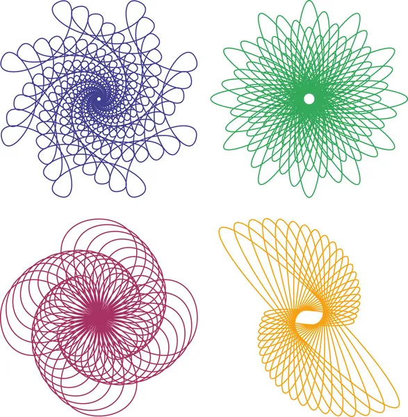 Modèle de spirographe — Image vectorielle