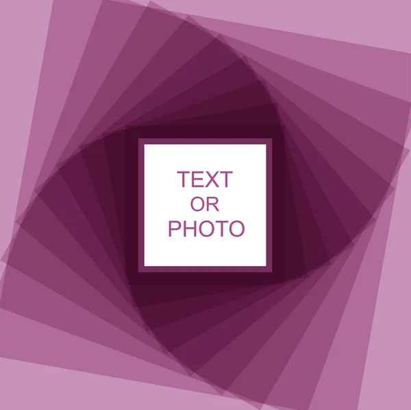 Marco espiral violeta — Archivo Imágenes Vectoriales