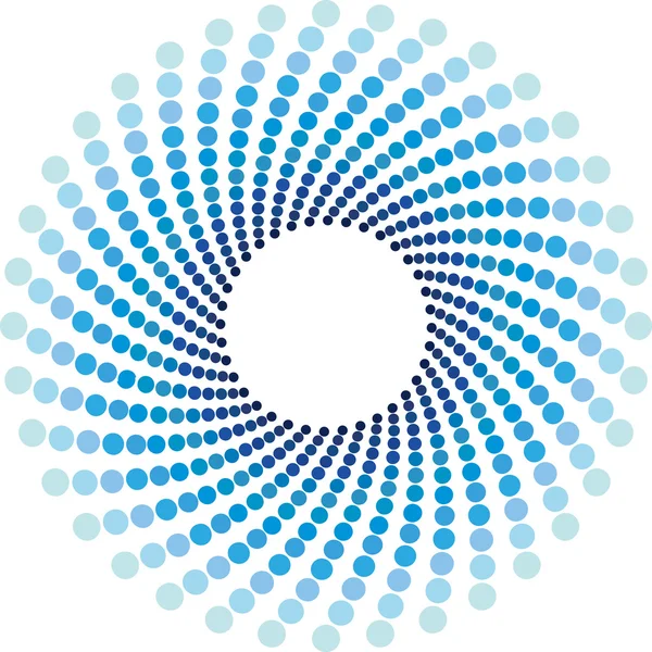 Μπλε απόχρωσης του γκρι φόντο κύκλους — Διανυσματικό Αρχείο
