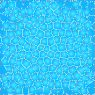 Blue cells water background clipart