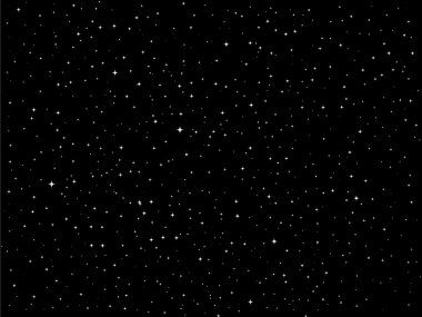 Stars vector night sky