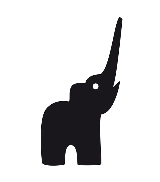 Elefant baby tatuering — Stock vektor