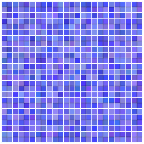 Square blue mosaic background — Stock Vector