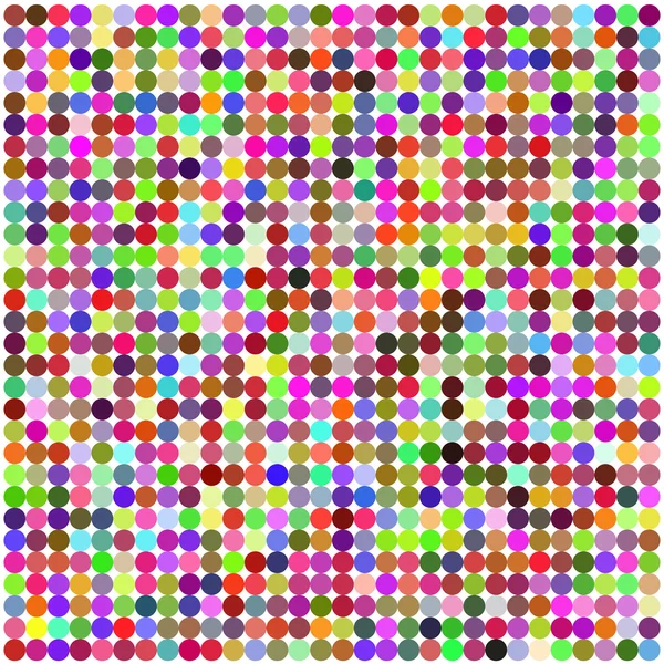 Retro círculo multicolorido padrão abstrato — Vetor de Stock