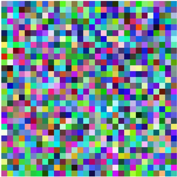 Retro piksel renkli soyut desen — Stok Vektör