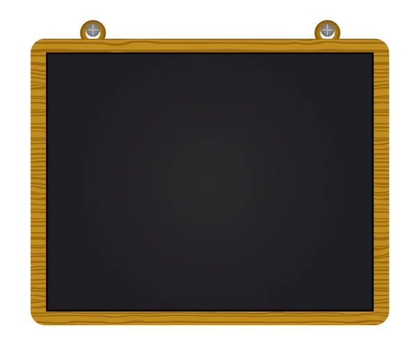 Wood blackboard — Stock Vector