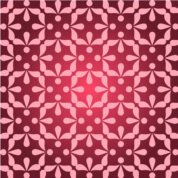 디자인 핑크 장식 패턴 — 스톡 벡터