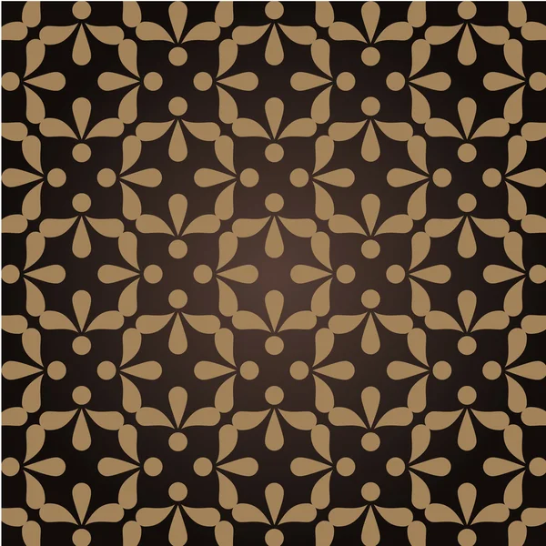 茶色の飾りのデザイン パターン — ストックベクタ