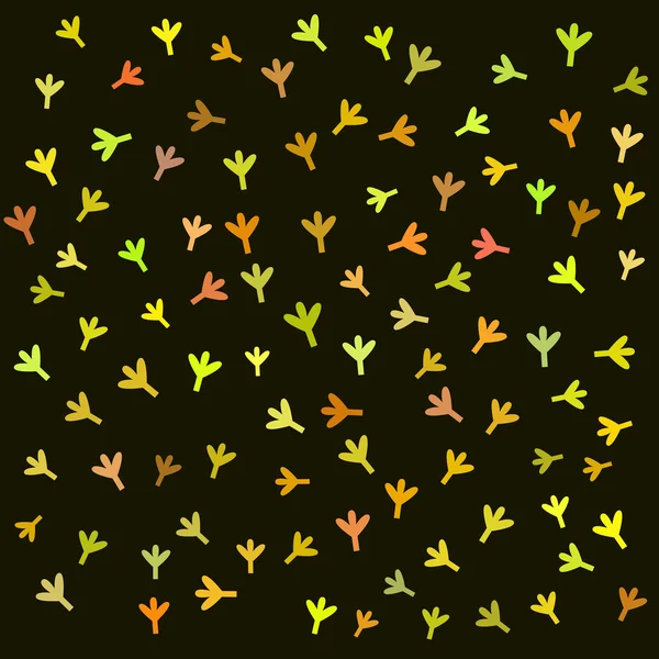 Enfants oiseau motif rétro — Image vectorielle