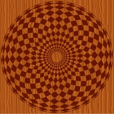 Wood pattern with ornament clipart