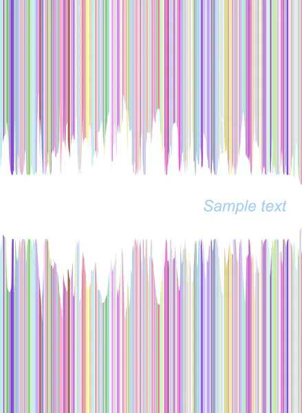 Abstracte kleurrijke lijnen dekking — Stockvector