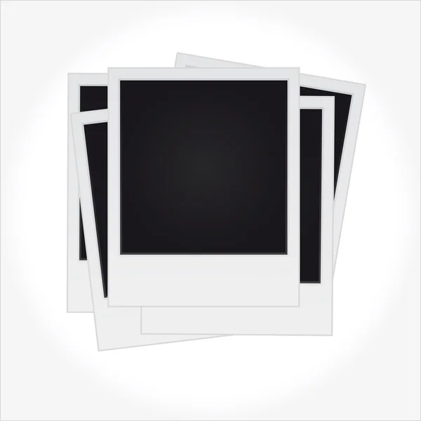 Conjunto de polaroids — Vector de stock