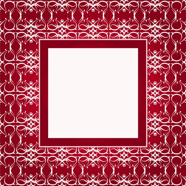 Copertina progettazione rosso — Vettoriale Stock