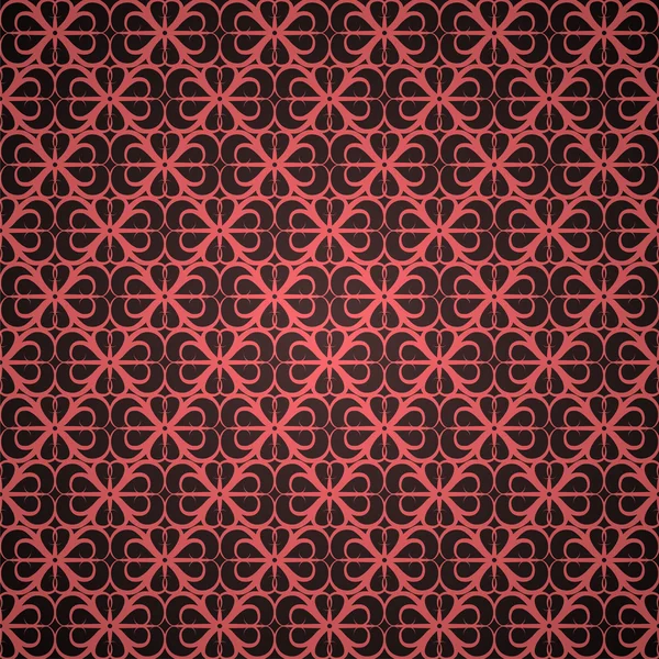 シームレスな赤い壁紙 — ストックベクタ