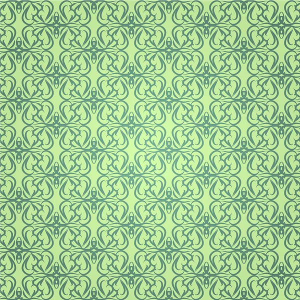 Design grüne Tapete — Stockvektor