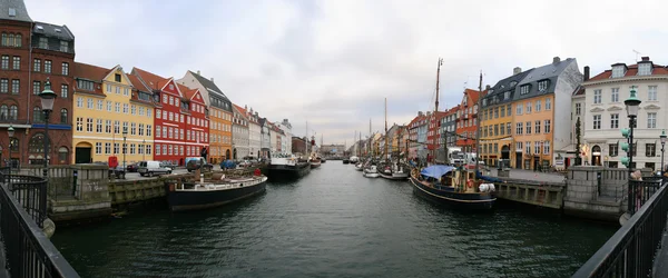 Nyhavn. Kopenhag Limanı — Stok fotoğraf