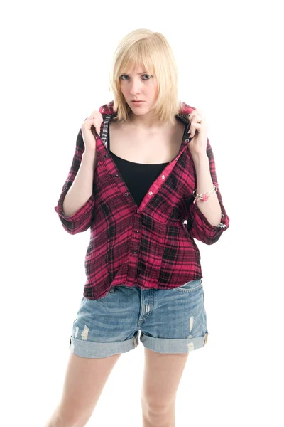 Menina adolescente bonita posando — Fotografia de Stock