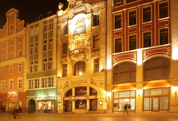 Wrocław nocą 2 — Zdjęcie stockowe