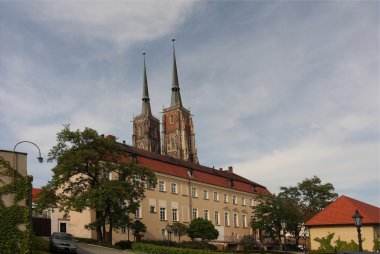 Papa'nın Wroclaw 1 bahçelerinde