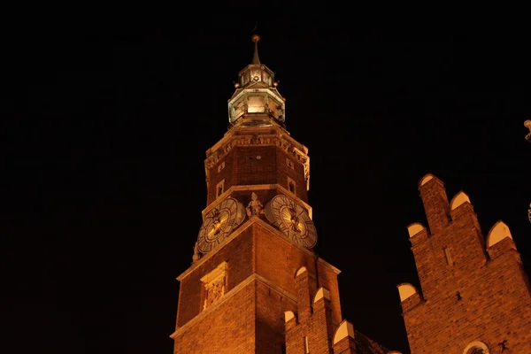Wroclaw bölgesindeki gece 5 — Stok fotoğraf