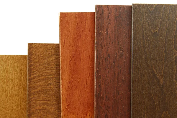 Persianas de madera elección de muestras — Foto de Stock