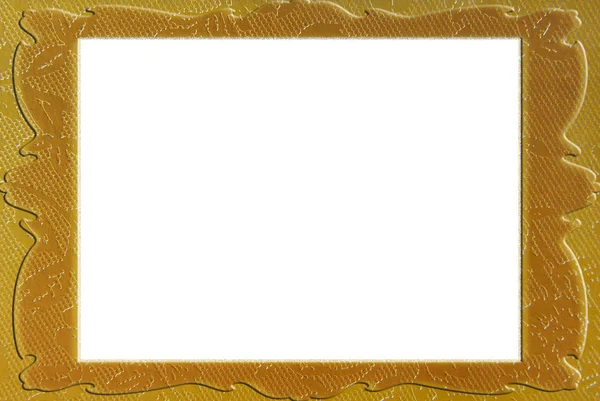 Moldura de borda dourada — Fotografia de Stock