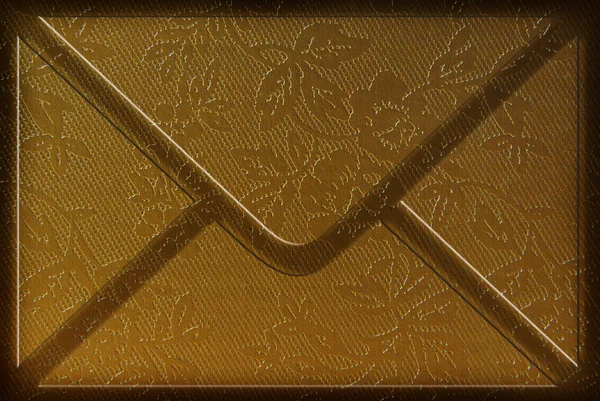 Brown vintage envelope — Stock Photo, Image