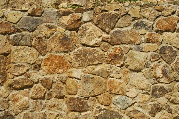 Αρχαίο πέτρινο τοίχο — Φωτογραφία Αρχείου