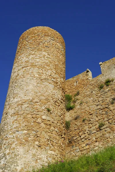 Zamek w tossa del mar, costa brava — Zdjęcie stockowe